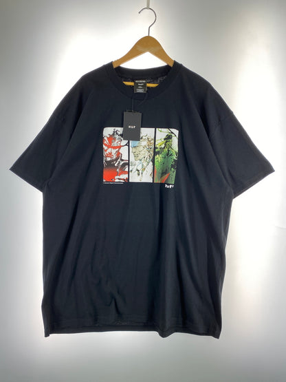 【中古品】【メンズ】 HUF ハフ METAL GEAR SOLID LEGACY SS TEE 25H TS02809 メタルギアソリッド レガシー ショートスリーブ 半袖Tシャツ メンズ トップス 142-260731-em-08-min サイズ：XXL カラー：ブラック 万代Net店