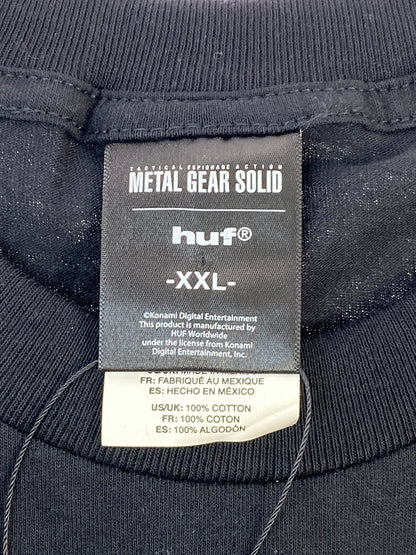 【中古品】【メンズ】 HUF ハフ METAL GEAR SOLID LEGACY SS TEE 25H TS02809 メタルギアソリッド レガシー ショートスリーブ 半袖Tシャツ メンズ トップス 142-260731-em-08-min サイズ：XXL カラー：ブラック 万代Net店