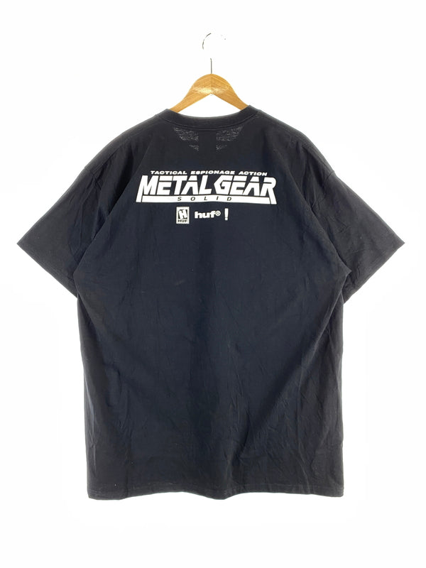 【中古品】【メンズ】 HUF ハフ MGS1 TEE 25H TS02807 半袖Tシャツ メンズ トップス ショートスリーブ メタルギア ソリッド 142-260731-em-09-min サイズ：XXL カラー：ブラック 万代Net店
