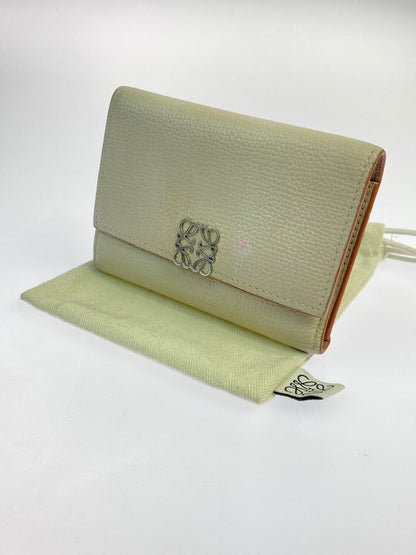 【中古品】【レディース】 LOEWE ロエベ トライフォールドウォレット 三つ折り財布 181-260809-em-21-min カラー：ベージュ系 万代Net店