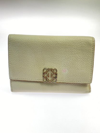 【中古品】【レディース】 LOEWE ロエベ トライフォールドウォレット 三つ折り財布 181-260809-em-21-min カラー：ベージュ系 万代Net店