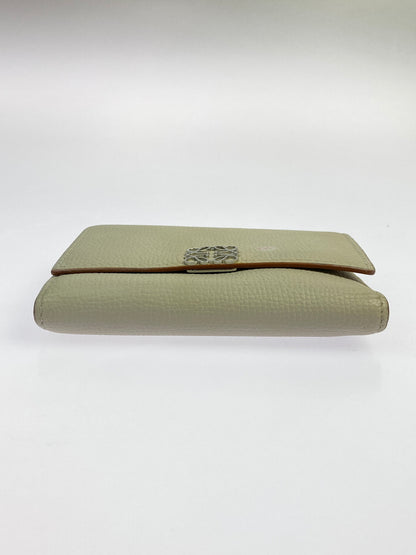 【中古品】【レディース】 LOEWE ロエベ トライフォールドウォレット 三つ折り財布 181-260809-em-21-min カラー：ベージュ系 万代Net店