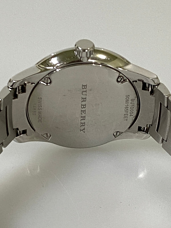 【中古品】【メンズ/レディース】 BURBERRY ザ・クラッシック ラウンド クロノグラフ BU10004 腕時計 ウォッチ 3針モデル 197-260731-em-88-min カラー：シルバー 万代Net店