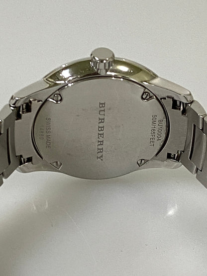 【中古品】【メンズ/レディース】 BURBERRY ザ・クラッシック ラウンド クロノグラフ BU10004 腕時計 ウォッチ 3針モデル 197-260731-em-88-min カラー：シルバー 万代Net店