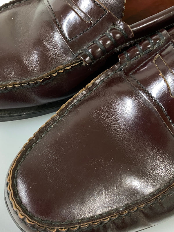 【現状渡し品】【メンズ】 DEXTER デクスター コインローファー メンズ 革靴 アメリカ製 ヴィンテージ 165-260731-em-76-min カラー：レディッシュブラウン 万代Net店