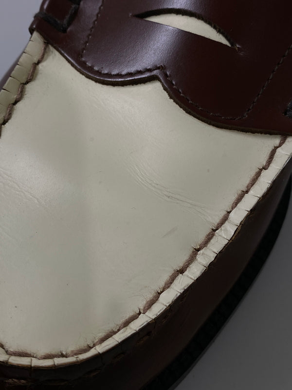 【中古品】【メンズ】 KENFORD ケンフォード COMBI LOAFERS コンビ ローファー メンズ シューズ 革靴 コンビカラー 165-260731-em-78-min サイズ：26 1/2 EEE カラー：ブラウン 万代Net店