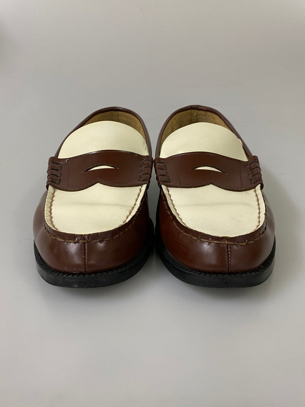 【中古品】【メンズ】 KENFORD ケンフォード COMBI LOAFERS コンビ ローファー メンズ シューズ 革靴 コンビカラー 165-260731-em-78-min サイズ：26 1/2 EEE カラー：ブラウン 万代Net店