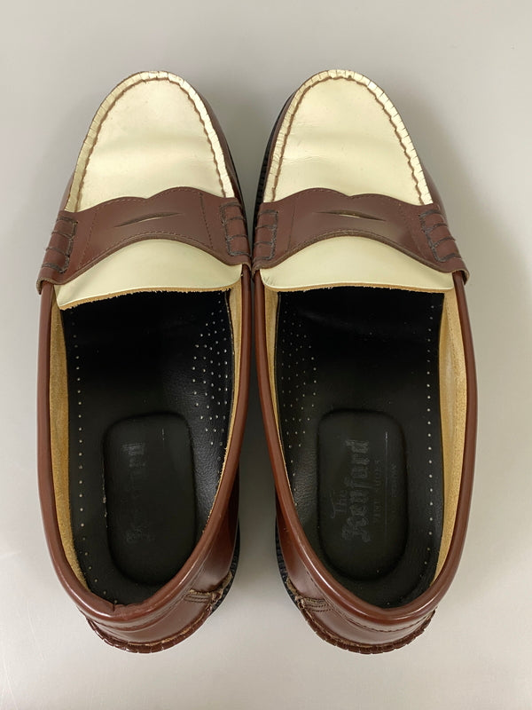 【中古品】【メンズ】 KENFORD ケンフォード COMBI LOAFERS コンビ ローファー メンズ シューズ 革靴 コンビカラー 165-260731-em-78-min サイズ：26 1/2 EEE カラー：ブラウン 万代Net店