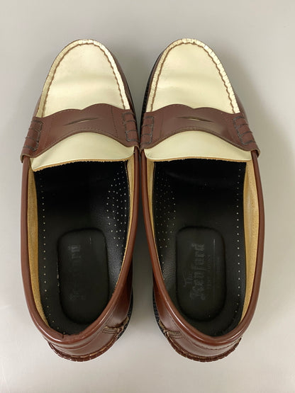 【中古品】【メンズ】 KENFORD ケンフォード COMBI LOAFERS コンビ ローファー メンズ シューズ 革靴 コンビカラー 165-260731-em-78-min サイズ：26 1/2 EEE カラー：ブラウン 万代Net店