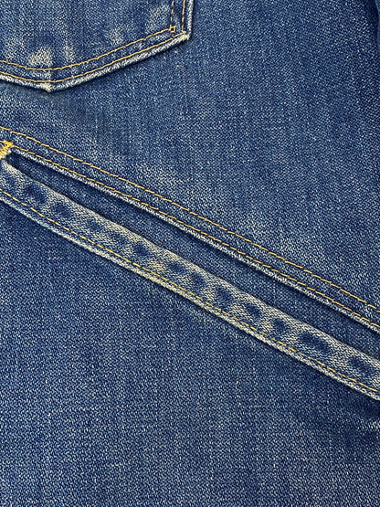【中古品】【メンズ】 WRANGLER ラングラー DENIM JACKET 126MJ デニムジャケット アウター 146-260731-yn-39-min サイズ：表記なし 下記参照 カラー：インディゴ 万代Net店