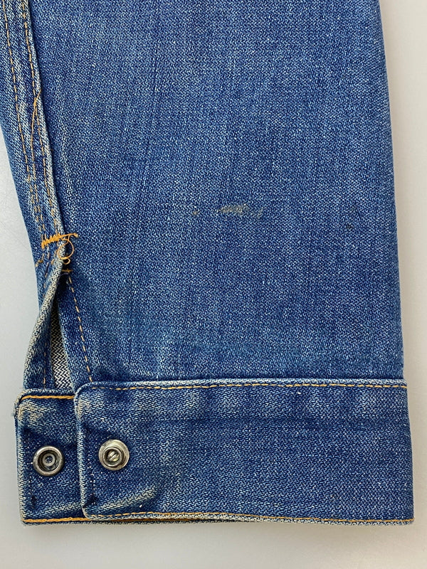 【中古品】【メンズ】 WRANGLER ラングラー DENIM JACKET 126MJ デニムジャケット アウター 146-260731-yn-39-min サイズ：表記なし 下記参照 カラー：インディゴ 万代Net店