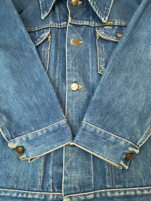 【中古品】【メンズ】 WRANGLER ラングラー DENIM JACKET 126MJ デニムジャケット アウター 146-260731-yn-39-min サイズ：表記なし 下記参照 カラー：インディゴ 万代Net店