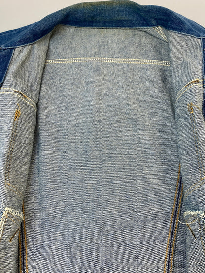 【中古品】【メンズ】 WRANGLER ラングラー DENIM JACKET 126MJ デニムジャケット アウター 146-260731-yn-39-min サイズ：表記なし 下記参照 カラー：インディゴ 万代Net店