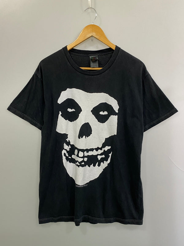 【中古品】【メンズ】 MISFITS ミスフィッツ 00's PRINT TEE 2000年代 プリントTシャツ 半袖Tシャツ トップス 146-260731-yn-38-min サイズ：L カラー：ダークグレー 万代Net店