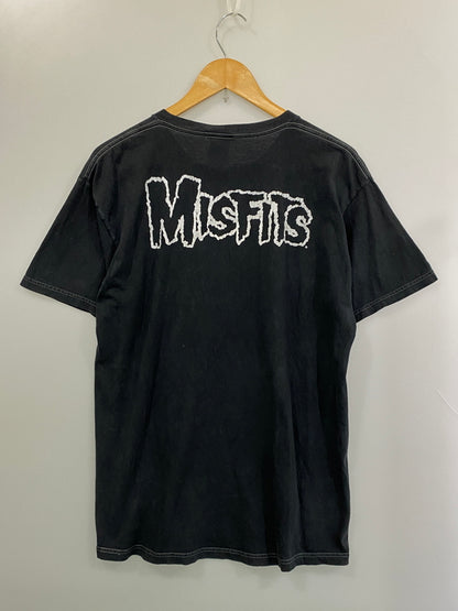 【中古品】【メンズ】 MISFITS ミスフィッツ 00's PRINT TEE 2000年代 プリントTシャツ 半袖Tシャツ トップス 146-260731-yn-38-min サイズ：L カラー：ダークグレー 万代Net店