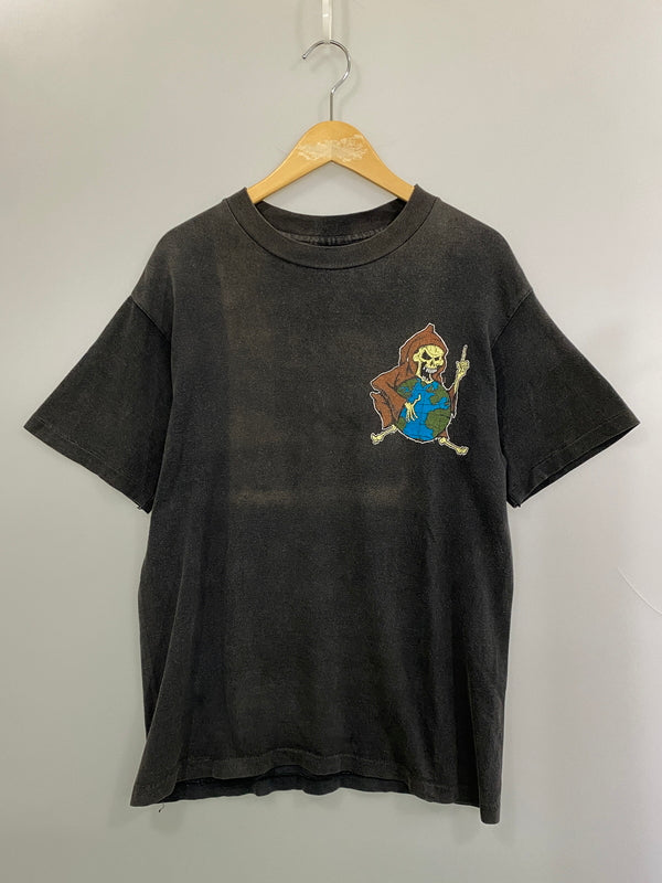 【現状渡し品】【メンズ】 GIANT ジャイアント 90's KEEP POLLUTING TEE 90年代 ショートスリーブTシャツ 半袖Tシャツ トップス 146-260804-yn-12-min サイズ：M カラー：ダークグレー 万代Net店