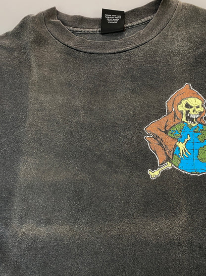 【現状渡し品】【メンズ】 GIANT ジャイアント 90's KEEP POLLUTING TEE 90年代 ショートスリーブTシャツ 半袖Tシャツ トップス 146-260804-yn-12-min サイズ：M カラー：ダークグレー 万代Net店