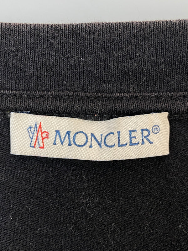 【中古品】【メンズ】 MONCLER モンクレール FRAGMENT MAGLIA T-SHIRT E109U8000150 フラグメント マリアTシャツ 半袖Tシャツ トップス 141-260804-yn-14-min サイズ：L カラー：ブラック 万代Net店