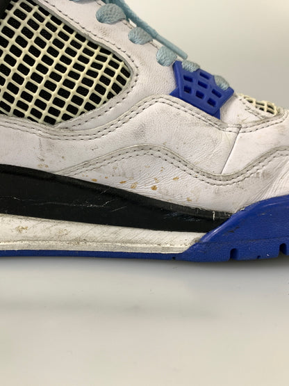 【現状渡し品】【メンズ】 NIKE ナイキ AIR JORDAN 4 RETRO MOTORSPORTS 308497-117 エア ジョーダン 4 レトロ モータースポーツ スニーカー 靴 160-260804-yn-26-min サイズ：30.0cm US12 カラー：WHITE/GAME ROYAL-BLACK 万代Net店