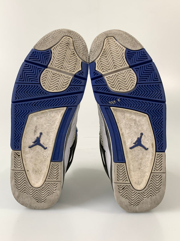 【現状渡し品】【メンズ】 NIKE ナイキ AIR JORDAN 4 RETRO MOTORSPORTS 308497-117 エア ジョーダン 4 レトロ モータースポーツ スニーカー 靴 160-260804-yn-26-min サイズ：30.0cm US12 カラー：WHITE/GAME ROYAL-BLACK 万代Net店