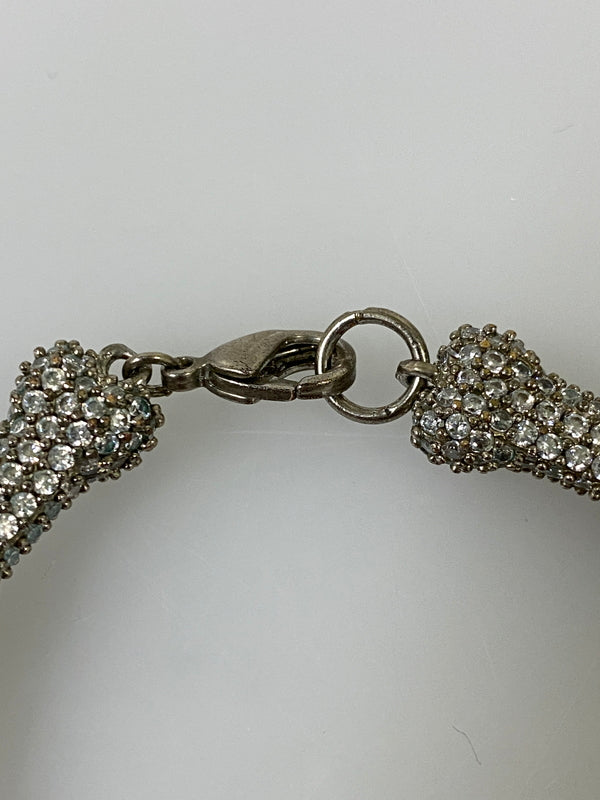 【中古品】【メンズ/レディース】 USED ユーズド DOG BONE BRACELET ドッグ ボーン ブレスレット アクセサリー 腕輪 犬の骨 192-260731-em-89-min カラー：シルバー 万代Net店