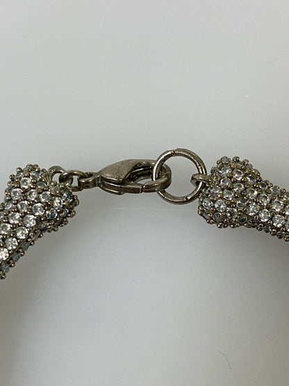 【中古品】【メンズ/レディース】 USED ユーズド DOG BONE BRACELET ドッグ ボーン ブレスレット アクセサリー 腕輪 犬の骨 192-260731-em-89-min カラー：シルバー 万代Net店