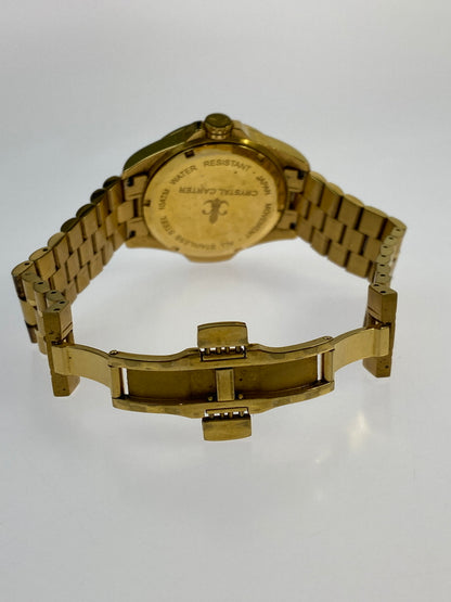 【中古品】【メンズ】 CRYSTAL CARTER クリスタルカーター QUARTZ WATCH クォーツ腕時計 197-260806-yn-21-min カラー：ゴールド 万代Net店