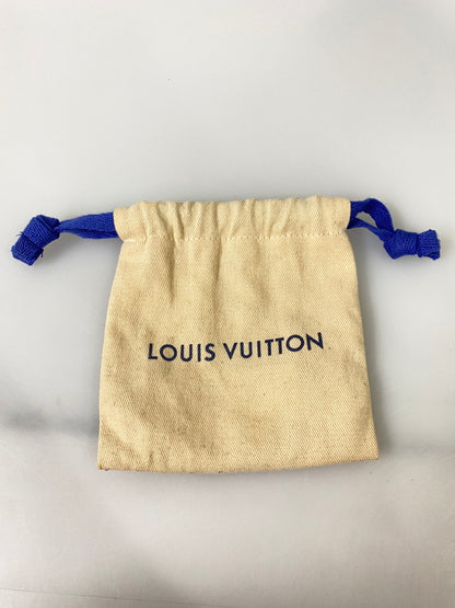 【中古品】【メンズ/レディース】 LOUIS VUITTON ルイ・ヴィトン LV MONOGRAM CHAIN NECKLACE M00677 モノグラム チェーン ネックレス コリエ ユニセックス アクセサリー 179-260731-em-86-min カラー：シルバー/ブラック 万代Net店