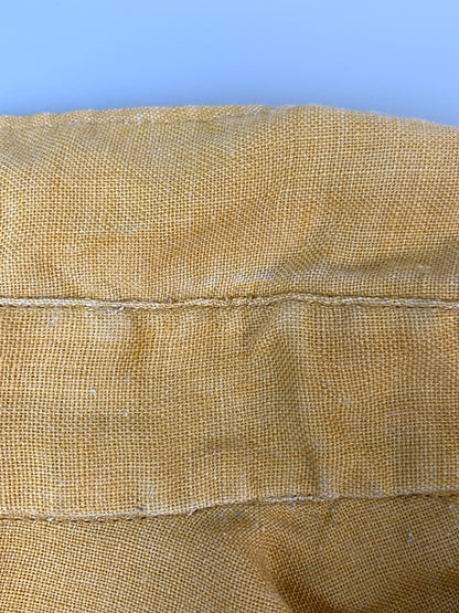 【中古品】【メンズ】 TOWN CRAFT タウンクラフト 60-70S L S SHIRT 60年代 70年代 ロングスリーブ シャツ 長袖 146-260804-hu-35-min サイズ：L 16-16 1/2 カラー：イエロー系 万代Net店