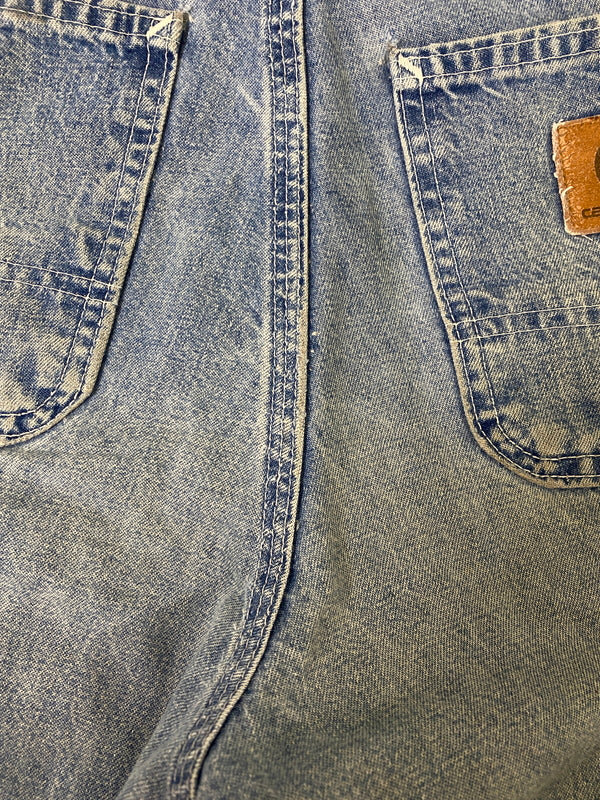 【現状渡し品】【メンズ】 CARHARTT カーハート 90's DENIM PAINTER PANTS 90年代 デニムペインターパンツ ボトムス 157-260804-yn-03-min サイズ：30×32 カラー：ライトインディゴ 万代Net店