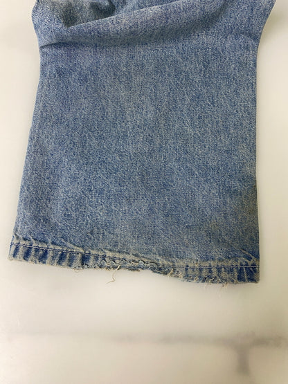 【現状渡し品】【メンズ】 CARHARTT カーハート 90's DENIM PAINTER PANTS 90年代 デニムペインターパンツ ボトムス 157-260804-yn-03-min サイズ：30×32 カラー：ライトインディゴ 万代Net店