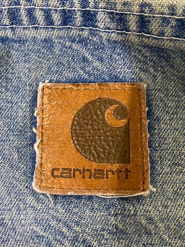 【現状渡し品】【メンズ】 CARHARTT カーハート 90's DENIM PAINTER PANTS 90年代 デニムペインターパンツ ボトムス 157-260804-yn-03-min サイズ：30×32 カラー：ライトインディゴ 万代Net店