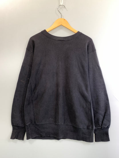 【中古品】【メンズ】 CHAMPION チャンピオン 80S REVERSE WEAVE SWEATSHIRT 80年代 リバース ウィーブ スウェットシャツ トレーナー 長袖 146-260804-hu-24-min サイズ：LARGE カラー：ブラック（色あせ） 万代Net店