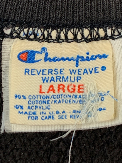 【中古品】【メンズ】 CHAMPION チャンピオン 80S REVERSE WEAVE SWEATSHIRT 80年代 リバース ウィーブ スウェットシャツ トレーナー 長袖 146-260804-hu-24-min サイズ：LARGE カラー：ブラック（色あせ） 万代Net店