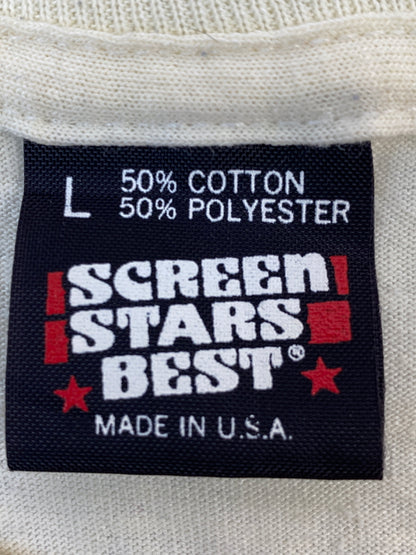 【中古品】【メンズ】 THE SHINING シャイニング 90S THE STANLEY HOTEL TEE 90年代 スタンリー ホテル ティー ヴィンテージ 半袖 Tシャツ ショートスリーブ 146-260804-hu-04-min サイズ：L カラー：クリーム色系 万代Net店