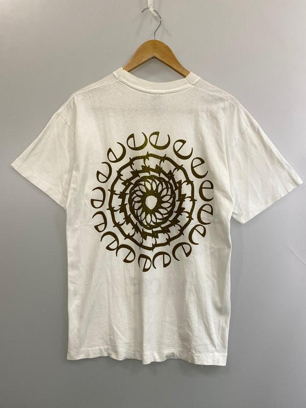【中古品】【メンズ】 U2 ユーツー 90S ONE PRINT TEE 90年代 ワンポイント ティー 半袖 ショートスリーブ Tシャツ 146-260804-hu-05-min サイズ：L カラー：ホワイト 万代Net店