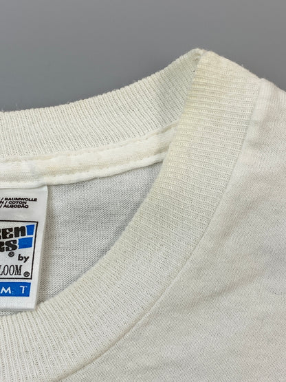 【中古品】【メンズ】 U2 ユーツー 90S ONE PRINT TEE 90年代 ワンポイント ティー 半袖 ショートスリーブ Tシャツ 146-260804-hu-05-min サイズ：L カラー：ホワイト 万代Net店