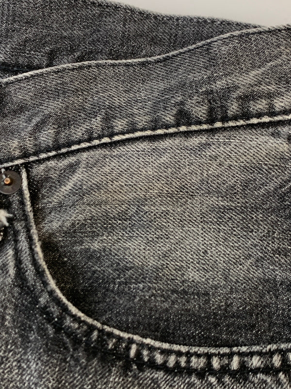 【中古品】【メンズ】 FULLCOUNT フルカウント DENIM PANTS デニムパンツ 1101BK ジーパン ボトムス 145-260804-hu-28-min サイズ：32 カラー：ブラックインディゴ 万代Net店