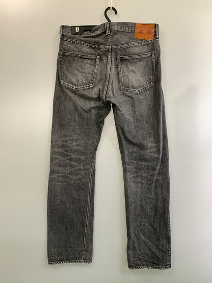 【中古品】【メンズ】 FULLCOUNT フルカウント DENIM PANTS デニムパンツ 1101BK ジーパン ボトムス 145-260804-hu-28-min サイズ：32 カラー：ブラックインディゴ 万代Net店