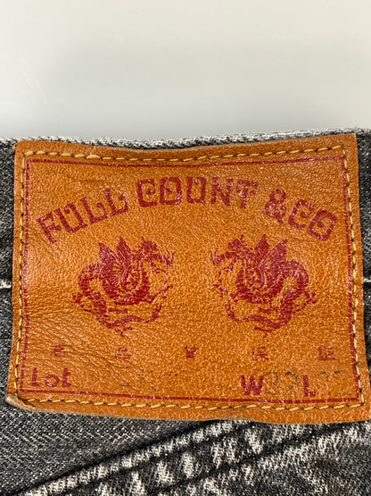【中古品】【メンズ】 FULLCOUNT フルカウント DENIM PANTS デニムパンツ 1101BK ジーパン ボトムス 145-260804-hu-28-min サイズ：32 カラー：ブラックインディゴ 万代Net店