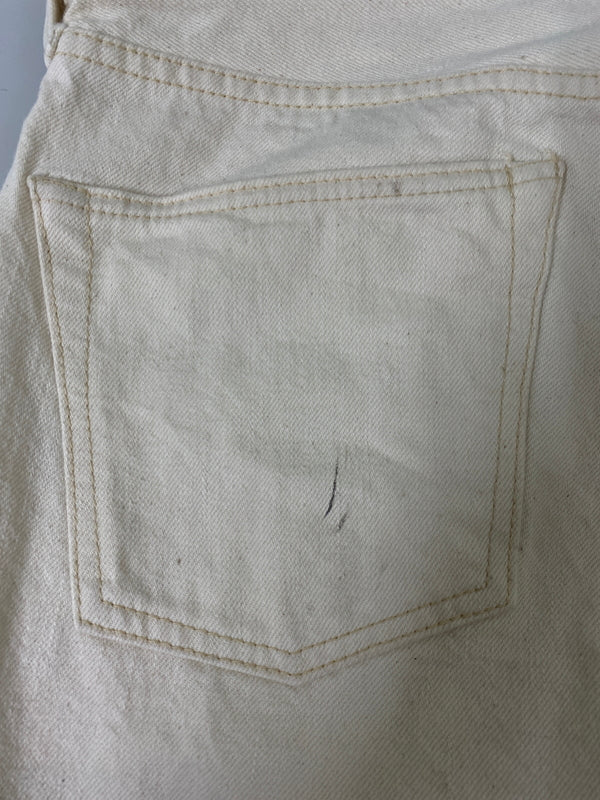 【中古品】【メンズ】 FULLCOUNT フルカウント SLIM STRAIGHT ECRU SELVEDGE DENIM 1108EC スリム ストレート エクリュ セルビッチ デニム パンツ ボトムス 156-260804-yn-04-min サイズ：W33 L34 カラー：ホワイト 万代Net店