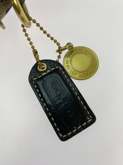 【中古品】【レディース】 COACH コーチ 10128 シグネチャー ショルダーバッグ 180-260805-zi-32-min カラー：ブラック/ベージュ 万代Net店