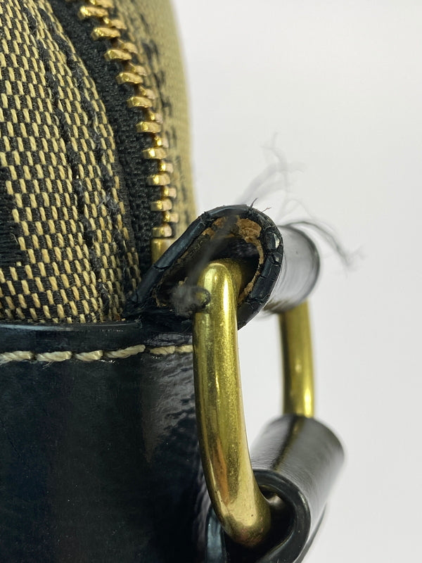 【中古品】【レディース】 COACH コーチ 10128 シグネチャー ショルダーバッグ 180-260805-zi-32-min カラー：ブラック/ベージュ 万代Net店