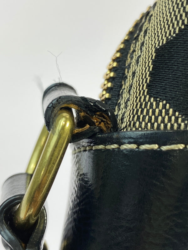 【中古品】【レディース】 COACH コーチ 10128 シグネチャー ショルダーバッグ 180-260805-zi-32-min カラー：ブラック/ベージュ 万代Net店