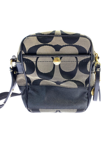 【中古品】【レディース】 COACH コーチ 10128 シグネチャー ショルダーバッグ 180-260805-zi-32-min カラー：ブラック/ベージュ 万代Net店
