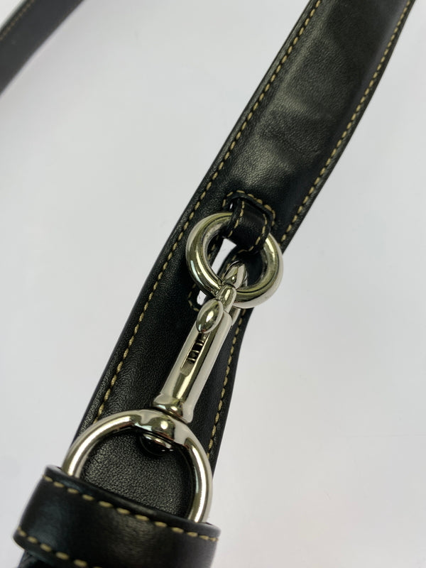 【中古品】【レディース】 COACH コーチ 3574 シグネチャー ショルダーバッグ 180-260805-zi-33-min カラー：ブラック 万代Net店