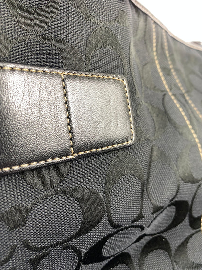 【中古品】【レディース】 COACH コーチ 3574 シグネチャー ショルダーバッグ 180-260805-zi-33-min カラー：ブラック 万代Net店