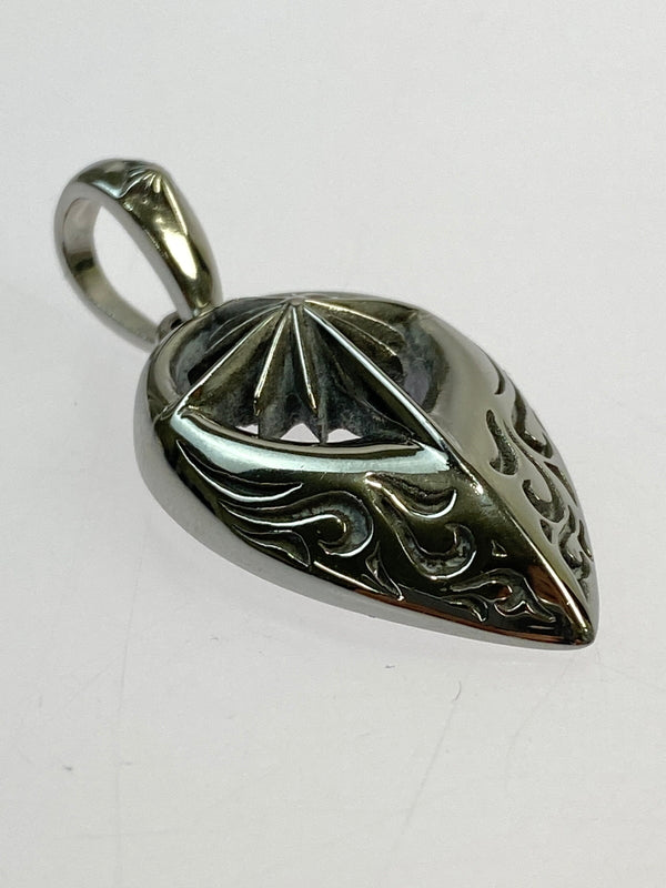 【中古品】【メンズ/レディース】 SAAD サード 太陽神 ステンレスネックレス SUS316L ペンダント アクセサリー サンシンボル 191-260809-em-24-min カラー：シルバー 万代Net店