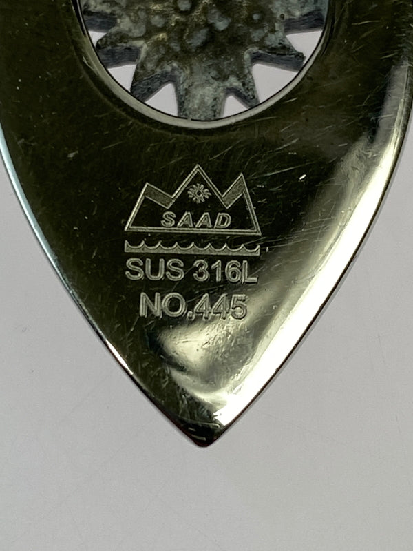 【中古品】【メンズ/レディース】 SAAD サード 太陽神 ステンレスネックレス SUS316L ペンダント アクセサリー サンシンボル 191-260809-em-24-min カラー：シルバー 万代Net店