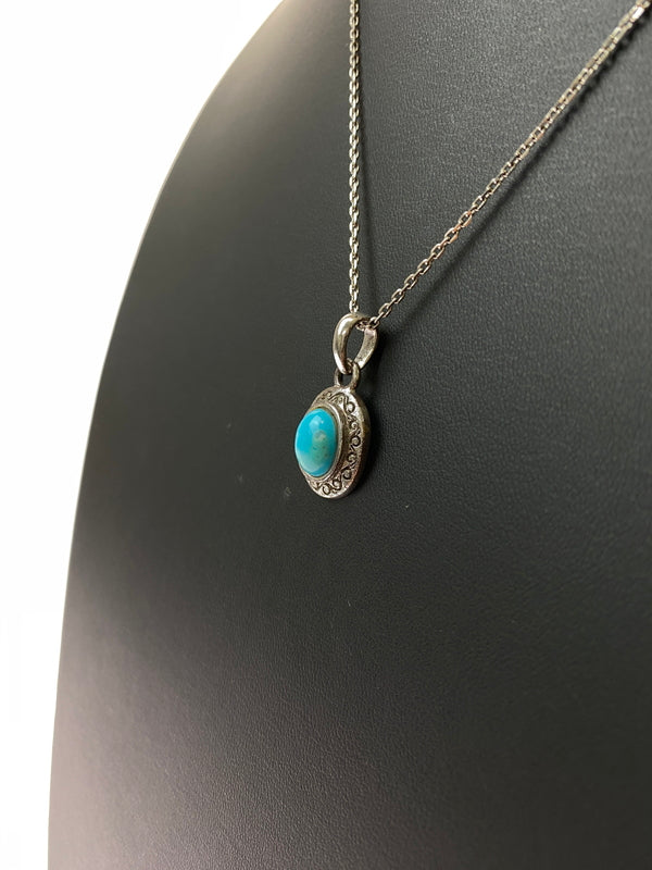 【中古品】【メンズ】 SAAD サード PENDANT TOP SV925 ターコイズ ペンダントトップ アクセサリー 191-260806-yn-13-min カラー：シルバー/ターコイズ 万代Net店